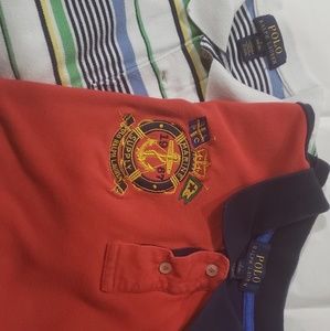 Bundle 2 Polo Shirts Boys Sz L 14-16